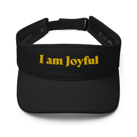 Visor Motivational  "I am Joyful" Positive Affirmation Visor