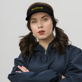 Exclusive Visor "Never Give Up" Motivational Visor