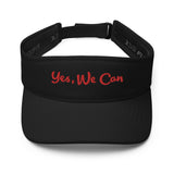 Motivational Visor "Yes, We Can" Inspirational Visor