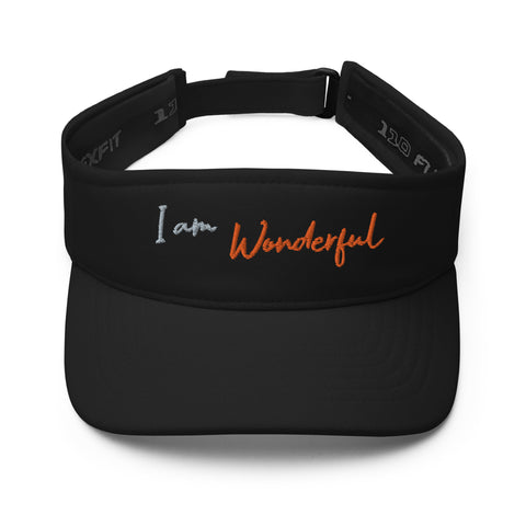 Exclusive Visor "I am Wonderful" Motivational Visor