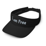 Premium Visor "I am Free" Motivational  Visor