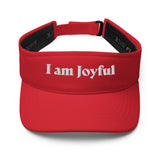 Visor Motivational  "I am Joyful" Positive Affirmation Visor