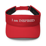 Motivational Visor " I am Inspired" Positive Affirmation Visor