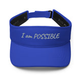 Motivational Visor "I am Possible" Positive Mindset Visor