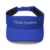 Motivational Visor "Think Positive" Affirmation Visor