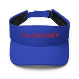 Motivational Visor " I am Inspired" Positive Affirmation Visor