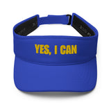 Visor Inspirational "Yes I can" Motivational Visor