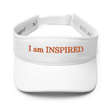 Motivational Visor " I am Inspired" Positive Affirmation Visor