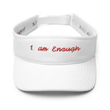 Visor Motivational  "I am Enough" Positive affirmation visor