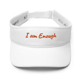 Motivational Visor "I am Enough" Positive affirmation quote Visor