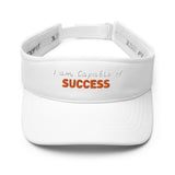 Exclusive Visor "I am Capable of Success" Motivational Visor