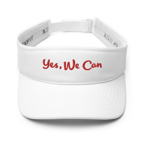 Motivational Visor "Yes, We Can" Inspirational Visor