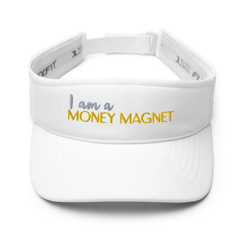 Motivational Visor "I am a Money Magnet" Positive inspirational Visor