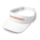 Motivational Visor " I am Inspired" Positive Affirmation Visor