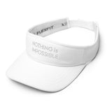 Motivational Visor "Nothing is Impossible" Positive Affirmation quote Visor