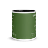 Christmas Gift Mug "Christmas is a Feeling" Holiday season Coffee Mug with Color Inside