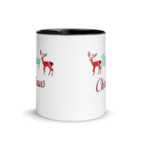 "Merry Christmas" Coffee Mug Holiday Season Gift Mug with Color Inside