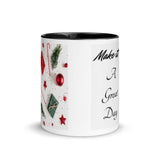 Christmas Gift Mug "Make it a Great Day" Customized Coffee Mug best for Christmas Gift