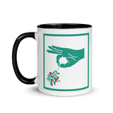 Christmas Gift Mug "Lovely Christmas" Holiday season Mug with Color Inside