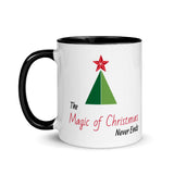 Christmas Gift Mug "Magic of Christmas" Holiday Season gift Mug with Color Inside