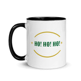 Christmas Gift Mug "Ho Ho Ho" Holiday Season Gift Mug with Color Inside