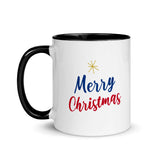 Christmas Gift Mug "Merry Christmas" Holiday Season gift Mug Mug with Color Inside