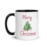 Christmas Mug " Wonderful Time" Holiday Season Gift Mug with Color Inside