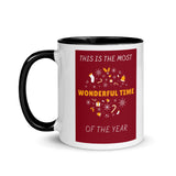 Christmas Gift Mug "Wonderful Time" Best Holiday season gift coffee Mug