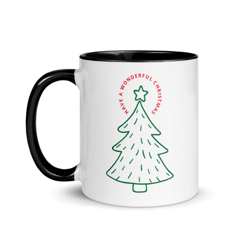 Christmas Gift Mug " Wonderful Christmas" Best Holiday Season Gift Mug