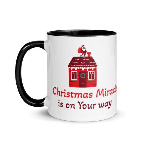 "Christmas Miracle " Coffee Mug best Christmas Gift Coffee Mug with Color Inside