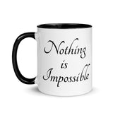 Motivational Mug "Nothing is Impossible" Law of Affirmation Coffee Mug with Color Inside