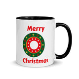 Christmas Coffee Mug "Merry Christmas" Holiday Season Gift Mug Mug with Color Inside