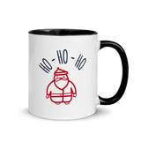 Christmas Gift Mug "Ho Ho" Exclusive gift Mug for Holiday Season with Color Inside