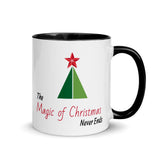 Christmas Gift Mug "Magic of Christmas" Holiday Season gift Mug with Color Inside