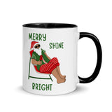 Holiday Season Mug "Merry Shine Bright" best creative Christmas Gift Mug