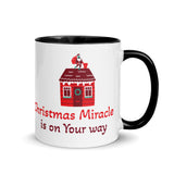"Christmas Miracle " Coffee Mug best Christmas Gift Coffee Mug with Color Inside
