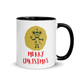 Christmas Gift Mug "Merry Christmas" best gift Mug for holiday season with Color Inside