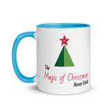 Christmas Gift Mug "Magic of Christmas" Holiday Season gift Mug with Color Inside