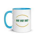 Christmas Gift Mug "Ho Ho Ho" Holiday Season Gift Mug with Color Inside