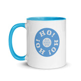 Christmas Gift Mug "Ho Ho Ho" Holiday season Gift Mug with Color Inside