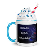 Christmas Gift Mug " Most Wonderful Time" Best Holiday Season Gift Mug