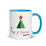 Christmas Gift Mug "Magic of Christmas" Holiday Season gift Mug with Color Inside