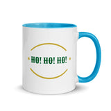 Christmas Gift Mug "Ho Ho Ho" Holiday Season Gift Mug with Color Inside