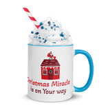 "Christmas Miracle " Coffee Mug best Christmas Gift Coffee Mug with Color Inside