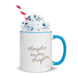 Motivational  Mug "THOUGHTS BECOME THINGS" Law of Affirmation  Coffee Mug Dishwasher & microwave safe