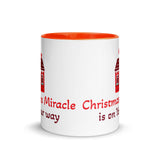 "Christmas Miracle " Coffee Mug best Christmas Gift Coffee Mug with Color Inside