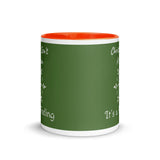 Christmas Gift Mug "Christmas is a Feeling" Holiday season Coffee Mug with Color Inside