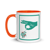 Christmas Gift Mug "Lovely Christmas" Holiday season Mug with Color Inside