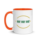 Christmas Gift Mug "Ho Ho Ho" Holiday Season Gift Mug with Color Inside