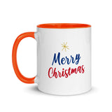 Christmas Gift Mug "Merry Christmas" Holiday Season gift Mug Mug with Color Inside